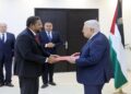 Sri Lankan Envoy Presents Letters of Credence to His Excellency Mahmoud Abbas, President of State of Palestine