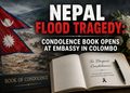 Nepal Flood Tragedy: Condolence Book Opens at Embassy in Colombo