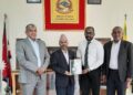 All Ceylon YMMA Conference officials paid a courtesy call on the Chargé d’Affaires of the Embassy of Nepal Vijay Kumar Raut on Monday, August 17, at the Embassy premises.