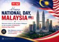 Extends National Day Greetings to Malaysia