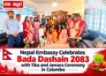 Nepal Embassy Celebrates Bada Dashain 2083 with Tika and Jamara Ceremony in Colombo